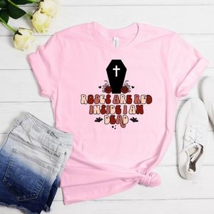 Roses Are Red Inside I Am Dead Bella Canvas TShirt